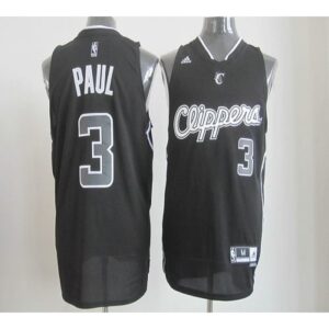 68643ad37607e_1 Clippers #3 Chris Paul Black Shadow Stitched NBA Jersey