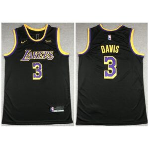 68643af82837c_1 Men's Los Angeles Lakers #3 Anthony Davis Black Stitched NBA Jersey