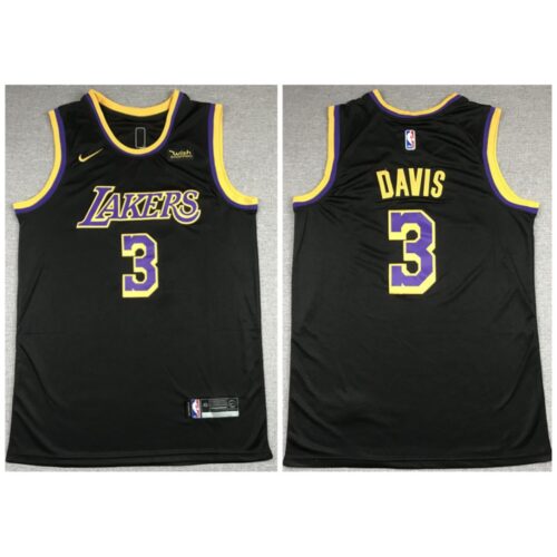 68643af82837c_1 Men's Los Angeles Lakers #3 Anthony Davis Black Stitched NBA Jersey