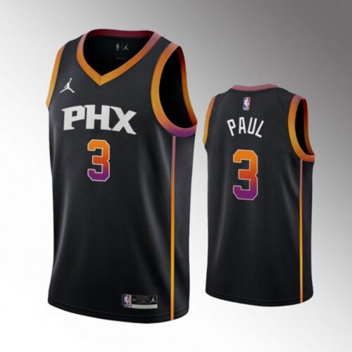 68643afed7fd0_1 Men's Phoenix Suns #3 Chris Paul Balck Stitched Basketball Jersey