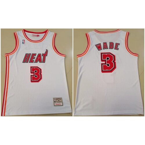 68643b4b11823_1 Men's Miami Heat #3 Dwyane Wade White Throwback Stitched Basketball Jersey