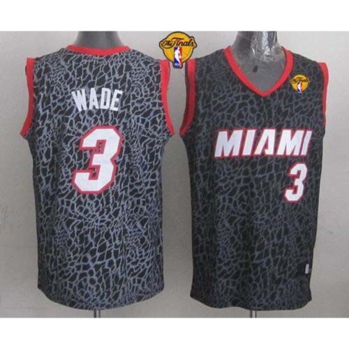 68643b55ab6b8_1 Heat #3 Dwyane Wade Black Crazy Light Finals Patch Stitched NBA Jersey