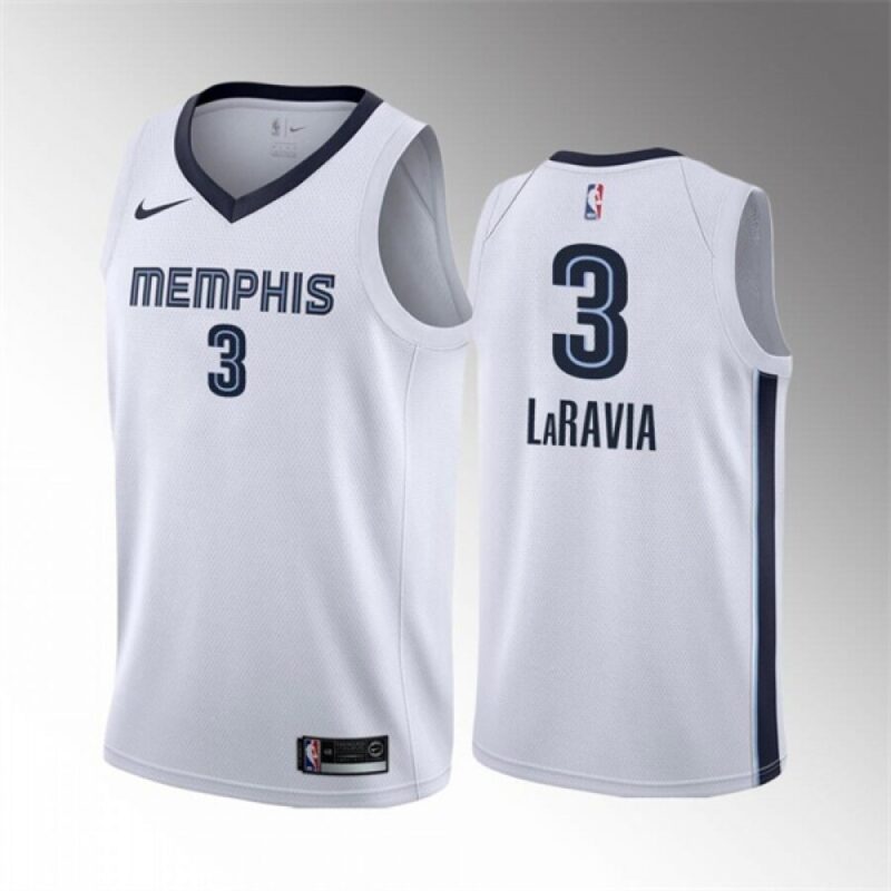 68643c9aa12cc_1 Men's Memphis Grizzlies #3 Jake LaRavia White Swingman Stitched Basketball Jersey