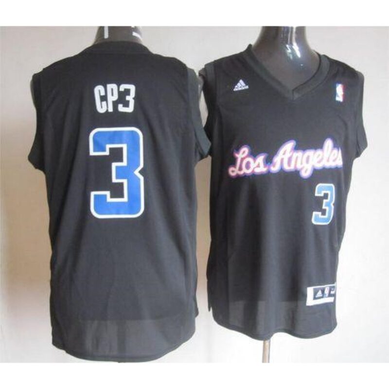 68643c9e412af_1 Clippers #3 Chris Paul Black CP3 Fashion Stitched NBA Jersey