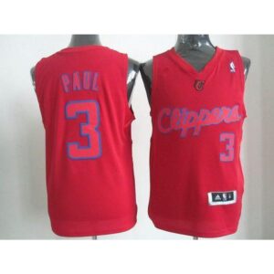 68643cb87acd3_1 Clippers #3 Chris Paul Red Big Color Fashion Stitched NBA Jersey
