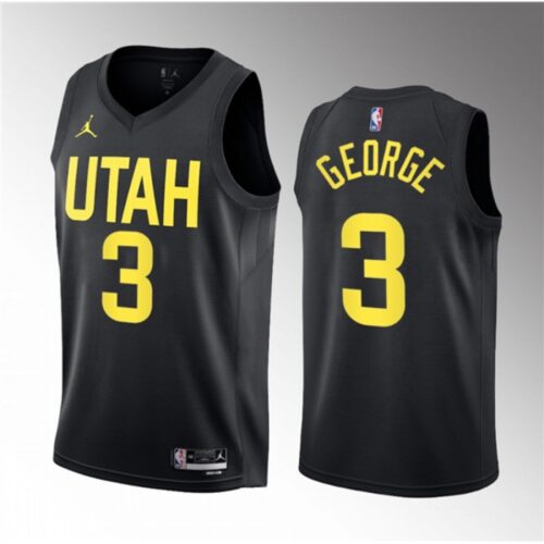 68643d051850f_1 Men's Utah Jazz #3 Keyonte George Black 2023 Draft Statement Edition Stitched Basketball Jersey