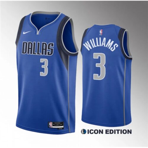 68643d132a32d_1 Men's Dallas Mavericks #3 Grant Williams Blue Icon Edition Stitched Basketball Jersey