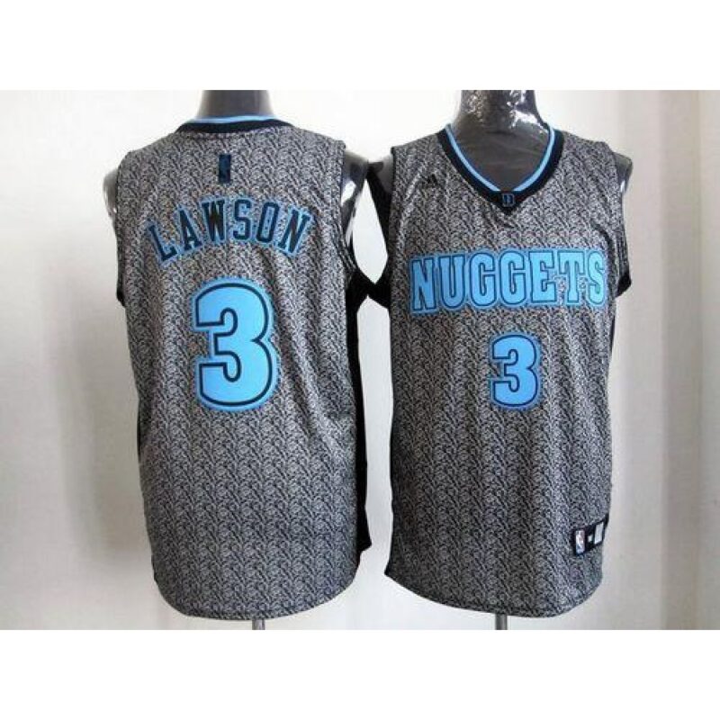 68643d1e9074e_1 Nuggets #3 Ty Lawson Grey Static Fashion Stitched NBA Jersey