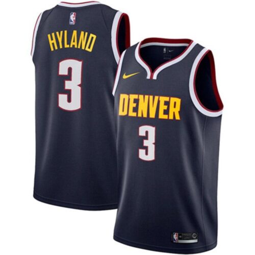 68643d2239ee2_1 Men's Denver Nuggets #3 Nah'Shon Hyland Navy Icon Edition Stitched Jersey