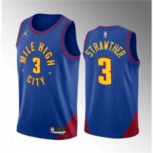 68643d292527f_1 Men's Denver Nuggets #3 Julian Strawther Blue 2023 Draft Statement Edition Stitched Basketball Jersey