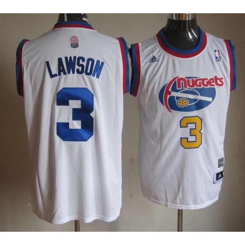 68643e1c3a6b3_1 Nuggets #3 Ty Lawson White Hardwood Classic Stitched NBA Jersey