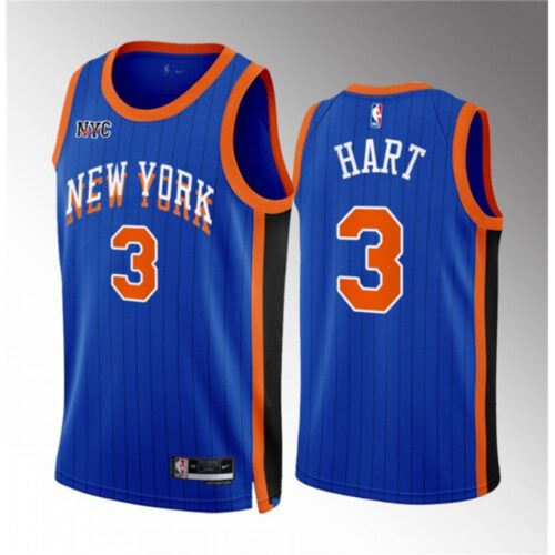 68643e61208a3_1 Men's New Yok Knicks #3 Josh Hart Blue 2023/24 City Edition Stitched Basketball Jersey