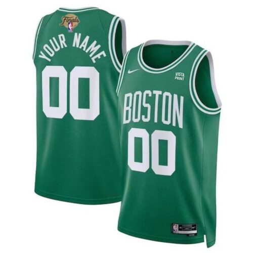 68643e8e60cff_1 Men's Boston Celtics Active Player Custom Kelly Green 2024 Finals Icon Edition Stitched Basketball Jersey