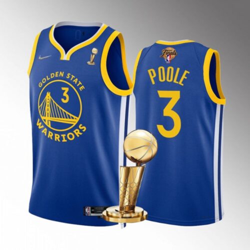 68643e9ad6ed3_1 Men's Golden State Warriors #3 Jordan Poole 2022 Royal NBA Finals Champions Stitched Jersey