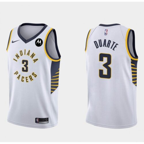 68643ec39196d_1 Men's Indiana Pacers #3 Chris Duarte White Association Edition Swingman Stitched Jersey