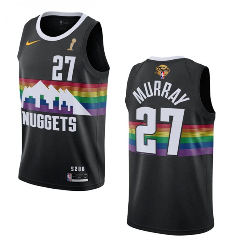 68643f5c0bfa5_1 Men's Denver Nuggets #27 Jamal Murray Black 2023 Finals Champions City Edition Stitched Basketball Jersey