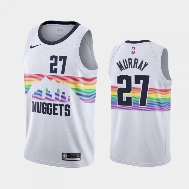 68643f6b36378_1 Men's Denver Nuggets #27 Jamal Murray White City Edition Stitched Jersey