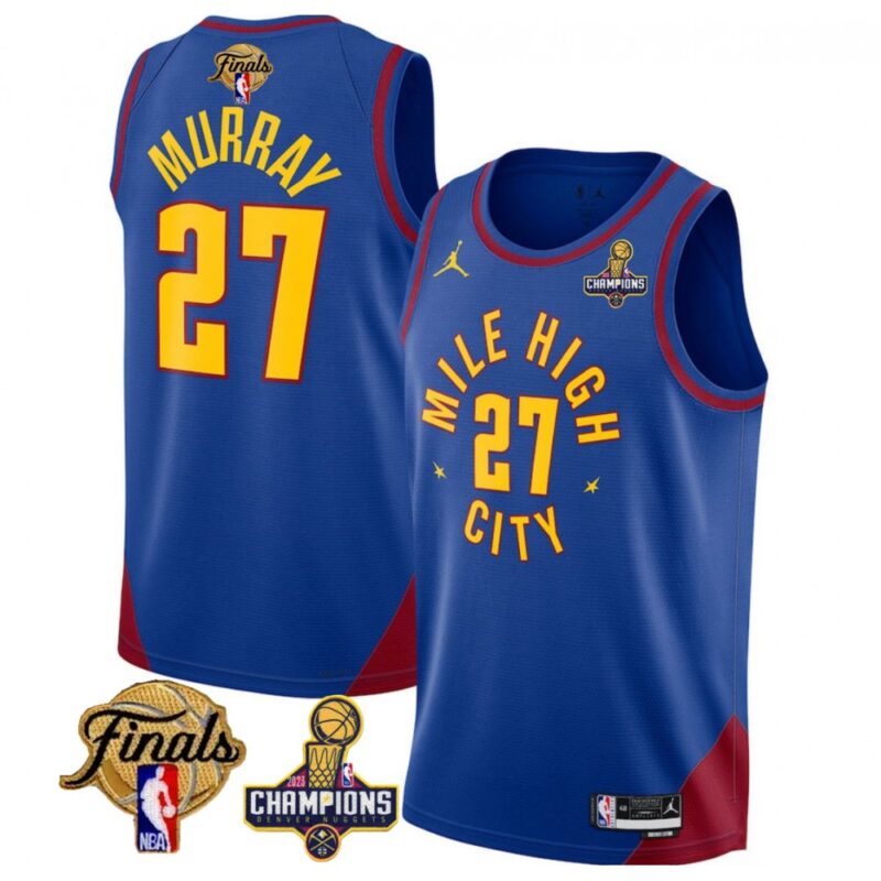 68643f90c9179_1 Men's Denver Nuggets #27 Jamal Murray Blue 2023 Nuggets Champions Patch And Finals Patch Statemenr Edition Stitched Basketball Jersey