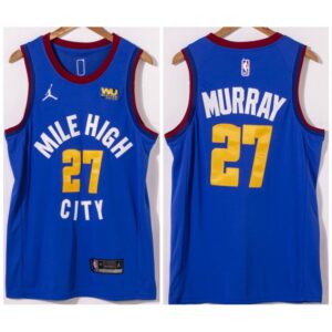 68643f9821e14_1 Men's Denver Nuggets #27 Jamal Murray Blue Stitched Jersey