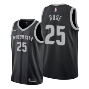 6864402677d67_1 Men's Detroit Pistons #25 Derrick Rose Black Stitched NBA Jersey