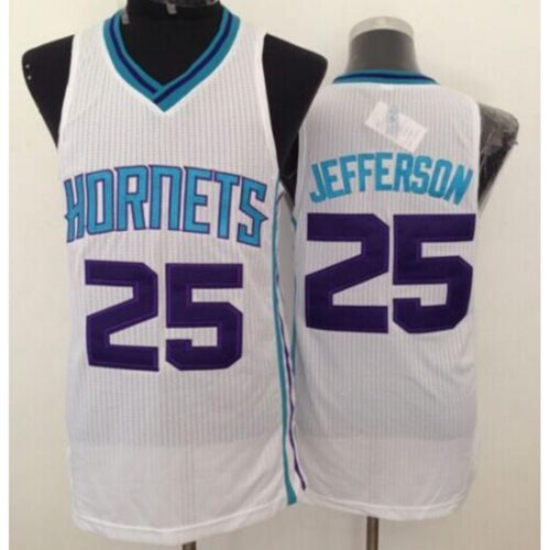 68644094865e4_1 Revolution 30 Hornets #25 Al Jefferson White Stitched NBA Jersey