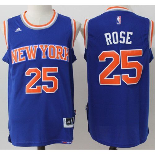 686440d59f273_1 Knicks #25 Derrick Rose Blue Stitched NBA Jersey