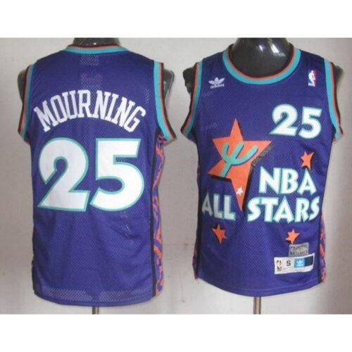 686440e0317c3_1 Hornets #25 Alonzo Mourning Purple 1995 All Star Throwback Stitched NBA Jersey