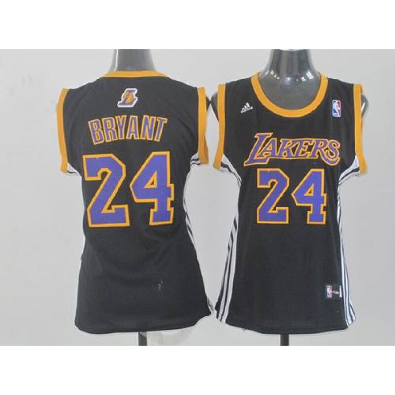 686440e389fa2_1 Lakers #24 Kobe Bryant Black Women Fashion Stitched NBA Jersey