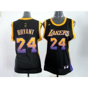 686440e66aff0_1 Lakers #24 Kobe Bryant Black Women's Vibe Stitched NBA Jersey