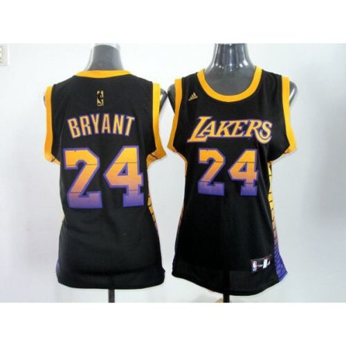 686440e66aff0_1 Lakers #24 Kobe Bryant Black Women's Vibe Stitched NBA Jersey