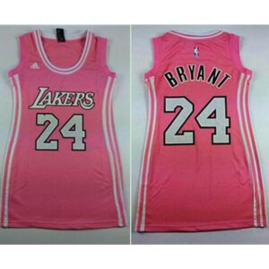 686440f7097b8_1 Lakers #24 Kobe Bryant Pink Women's Dress Stitched NBA Jersey