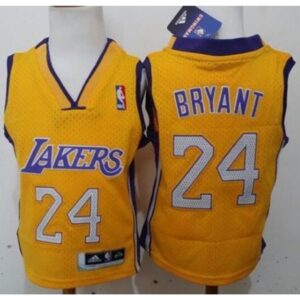 686440ff1ed51_1 Toddler Lakers #24 Kobe Bryant Gold Stitched NBA Jersey