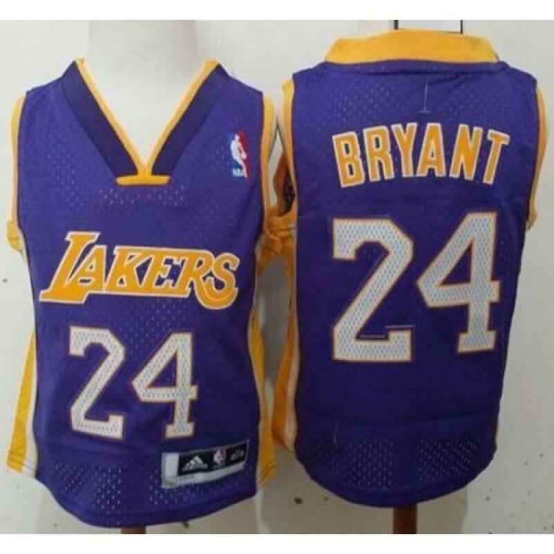 68644101e869d_1 Toddler Lakers #24 Kobe Bryant Purple Stitched NBA Jersey