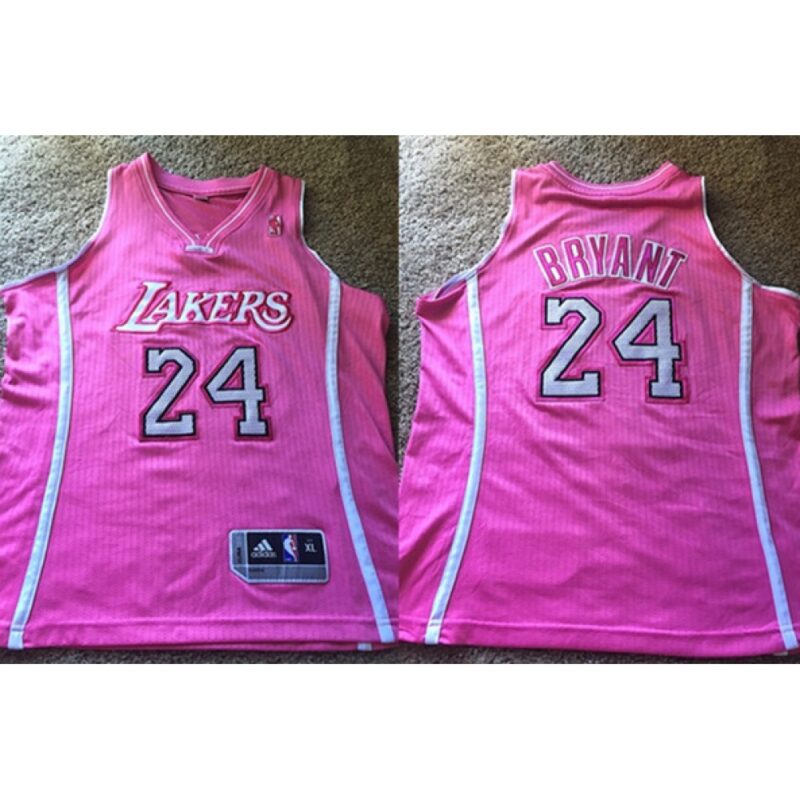 68644104af5fc_1 Toddlers Los Angeles Lakers #24 Kobe Bryant Pink Stitched Basketball Jersey