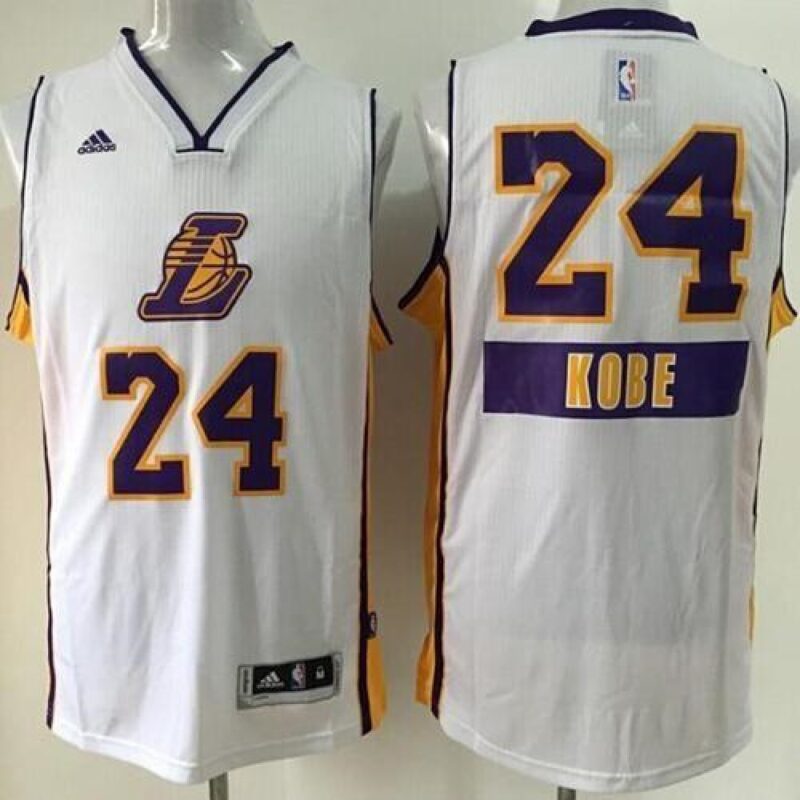 68644118d6250_1 Lakers #24 Kobe Bryant White 2014-15 Christmas Day Stitched Youth NBA Jersey