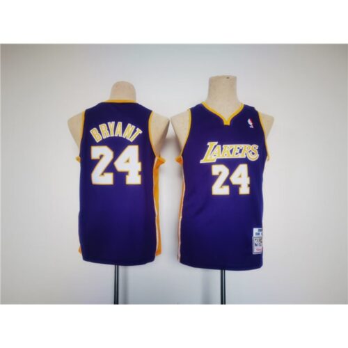 686441294c9fe_1 Youth Los Angeles Lakers #24 Kobe Bryant Purple Stitched Basketball Jersey