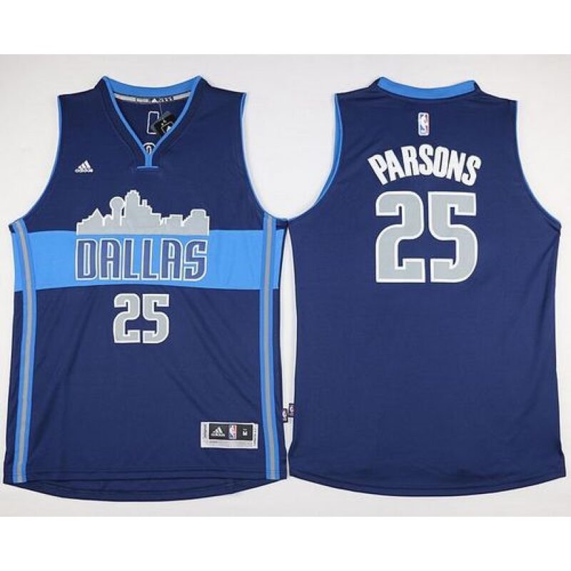 6864417a89af0_1 Mavericks #25 Chandler Parsons Navy Blue The City Stitched NBA Jersey