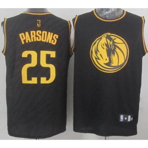 686441818de4d_1 Mavericks #25 Chandler Parsons Black Precious Metals Fashion Stitched NBA Jersey