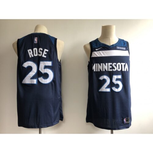 686441851fa55_1 Men's Minnesota Timberwolves #25 Derrick Rose Navy Icon Edition Swingman Stitched NBA Jersey