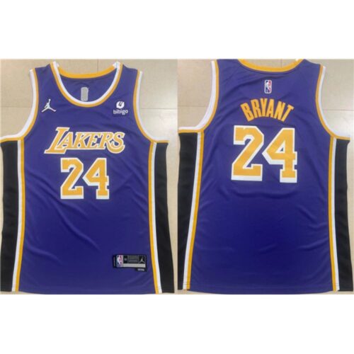 686441c6f24f1_1 Men's Los Angeles Lakers #24 Kobe Bryant Purple Stitched Basketball Jersey