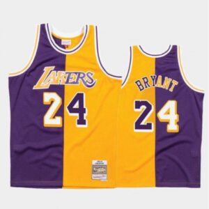686441cf44bd0_1 Men's Los Angeles Lakers #24 Kobe Bryant Purple/Gold Split Stitched Basketball Jersey