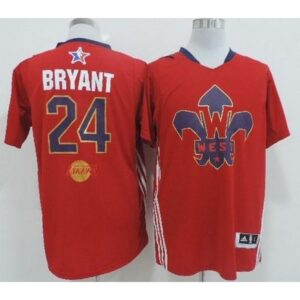 686441e74bbd2_1 Lakers #24 Kobe Bryant Red 2014 All Star Stitched NBA Jersey