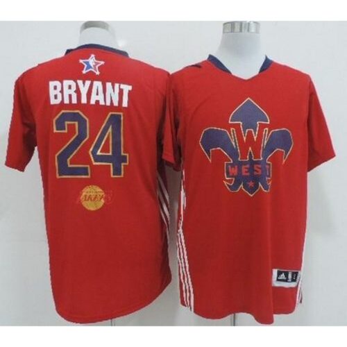 686441e74bbd2_1 Lakers #24 Kobe Bryant Red 2014 All Star Stitched NBA Jersey