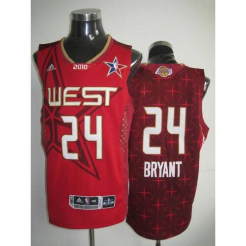 686441ebed02d_1 Lakers #24 Kobe Bryant Stitched Red 2010 All Star NBA Jersey