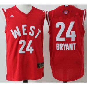 686441f559771_1 Lakers #24 Kobe Bryant Red 2016 All Star Stitched NBA Jersey