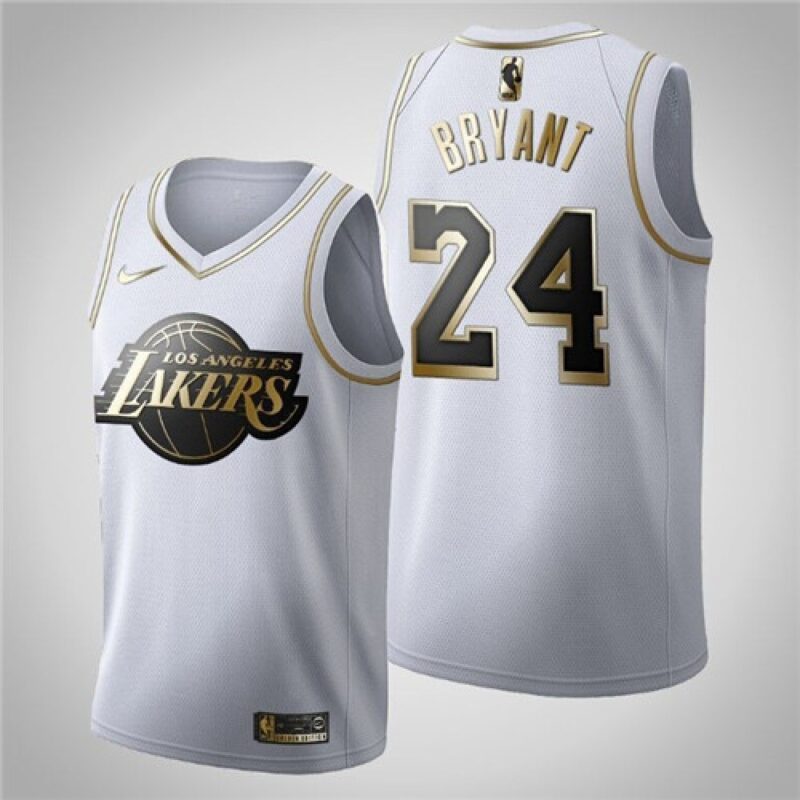 686442011b505_1 Men's Los Angeles Lakers #24 Kobe Bryant White 2019 Golden Edition Stitched NBA Jersey