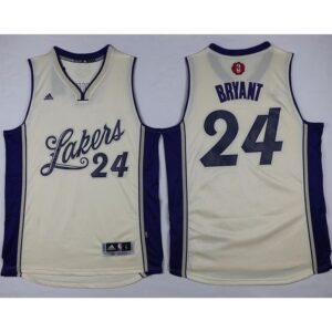 6864421d27c39_1 Lakers #24 Kobe Bryant White 2015-2016 Christmas Day Stitched NBA Jersey