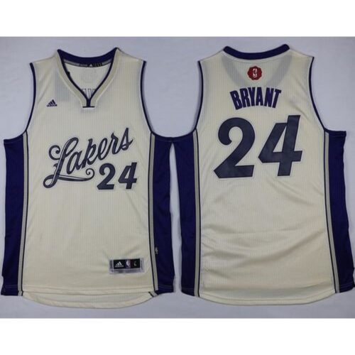 6864421d27c39_1 Lakers #24 Kobe Bryant White 2015-2016 Christmas Day Stitched NBA Jersey
