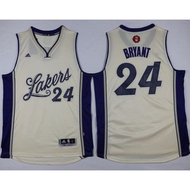 6864421d27c39_1 Lakers #24 Kobe Bryant White 2015-2016 Christmas Day Stitched NBA Jersey