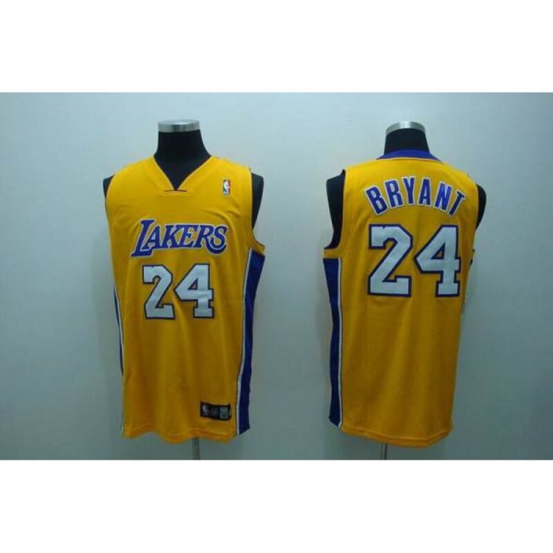 68644258c5f0f_1 Lakers #24 Kobe Bryant Stitched Yellow NBA Jersey